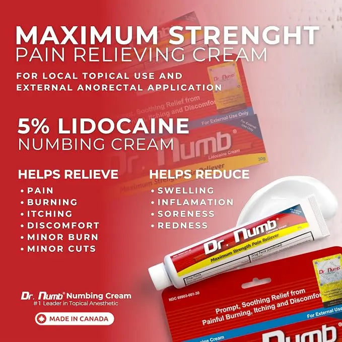 Dr. Numb Tattoo Numbing Cream