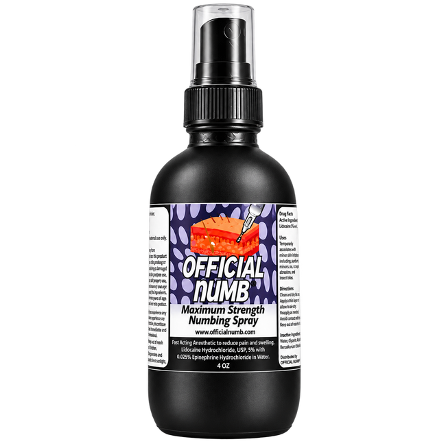 Official Numb Tattoo Numbing Spray