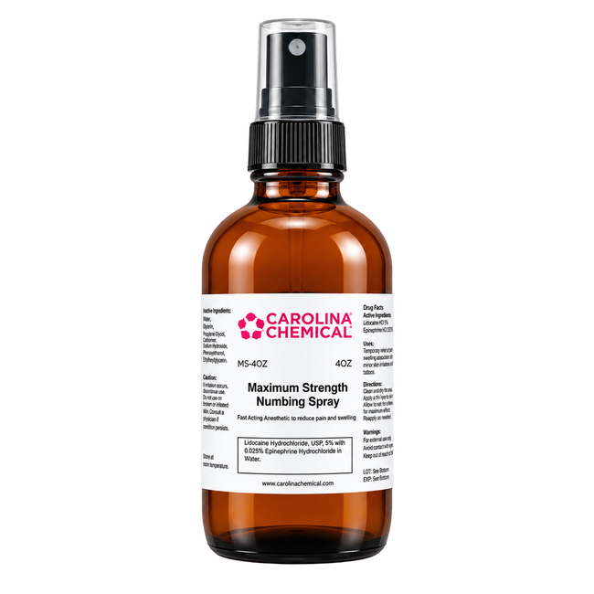 Carolina Chemical Tattoo Numbing Spray