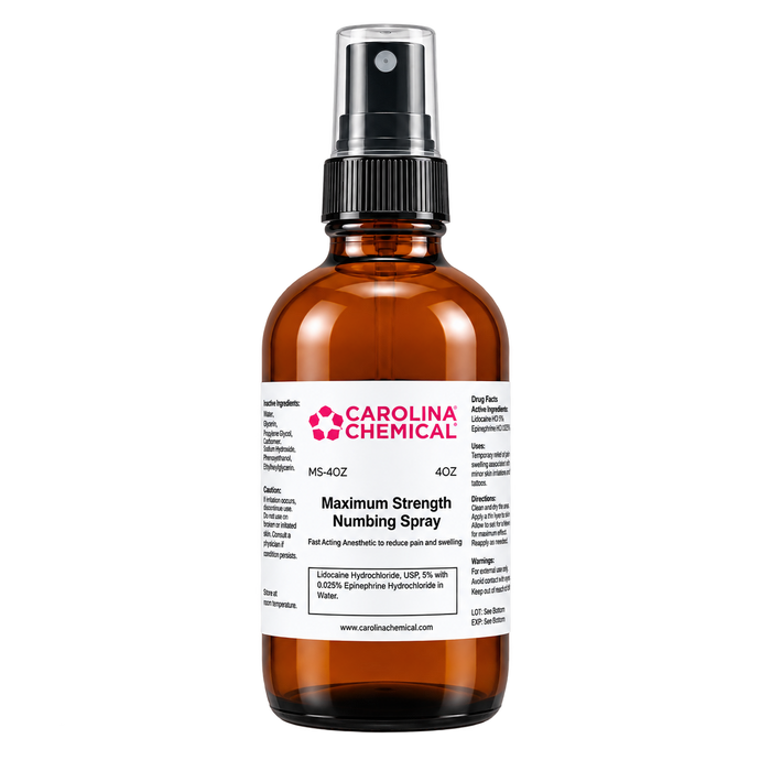 Carolina Chemical Tattoo Numbing Spray